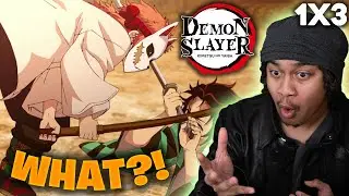 Tanjiro Slices The Boulder! | Demon Slayer Reaction 1x3