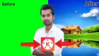 How to remove Green Screen in Kinemaster 2024 | Change video background