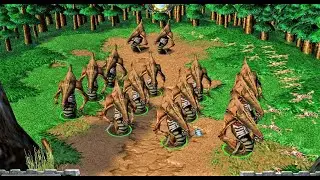 Warcraft 3 Versus - 15 Hydralisks Vs 30 Riflemen