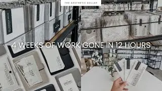 300+ Orders in 12 Hours | Studio Vlog | No. 22 | New Savings Challenges