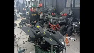 Из мертвого детского квадроцикла ATV 150 сделали крутой квадр в стиле ROCKSTAR. AVER's GARAGE. TOP