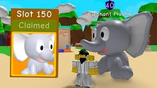 UNLOCKING THE ELEPHANT PLUSHIE IN BUBBLE GUM SIMULATOR!