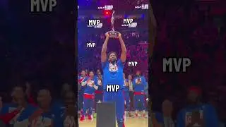 #mvp  Joel Embiid hoists his 2023 #shorts
