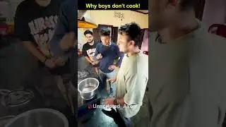 Why boys don't cook