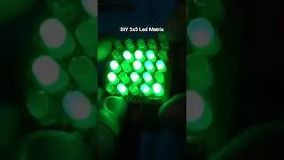 DIY 5x5 LED Matrix  #amazing #viral #shorts #leds #cool #gadgets #technology