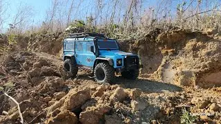 Defender trx4 по влажному песочку