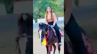 Priyanka On horse😍🔥