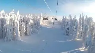 Гора Белая 2016. Сноубординг.