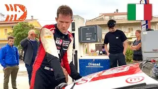 Frantic Ogier Repairs Damage - WRC Rally Italy 2023