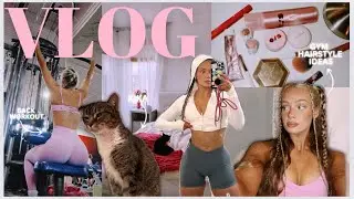 WEEK IN MY LIFE GYM GIRL | Abercrombie& Sephora Haul, upperbody back workout, Whats in my gym bag