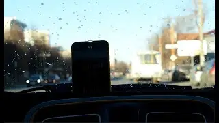 Тест антидождя Matequs Hydrophobic