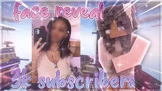 face reveal & qna // solo bedwars (3k subs)