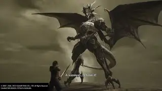 ZACK VS BAHAMUT OF GENESIS BOSS CRISIS CORE –FINAL FANTASY VII– REUNION