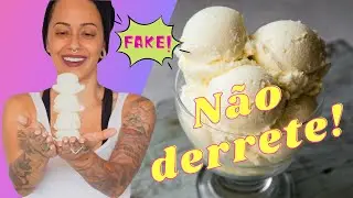 COMO FAZER SORVETE DE MENTIRA