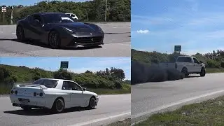 Cars Leaving Seacoast Cars and Coffee (V.3)