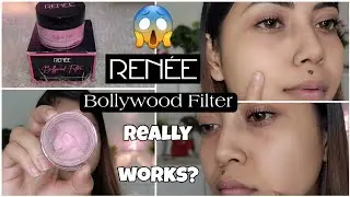 Tried Renee's Bollywood Filter That Blur Out Pores Magically??😱✨️| Honest Review!! #ReneeCosmetics
