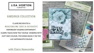 ANTHRACITE STENCILLING WITH THE GARDENIA COLLECTION