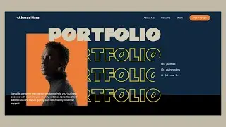 How to Create a Modern Portfolio Website Using Only HTML & CSS | Hindi Tutorial