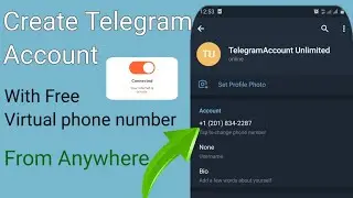 how to create  telegram account with free US number | NEW METHOD 2022