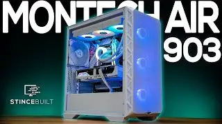 Whiteout Montech AIR 903 PC BUILD! 14700k + 4080 Super