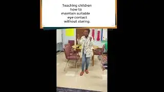 Stories for children. Teaching children how to maintain suitable eye contact without staring