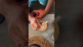 කොපී කිය්න්නෙ වෙනම කලාවක් 💗🥺☕ #coffeeart #virel #shortvideo #shorts #srilanka #trending #coffee