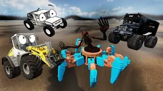 ФИНАЛЬНАЯ БИТВА МАШИН С ЖЕЛЕЗНЫМИ МОНСТРАМИ. Dr Gosha.