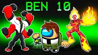 Je me transforme en BEN10 dans une partie sur AMONG US !