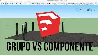 COMPONENTE VS GRUPO EN SKETCHUP - TUTORIAL - ESPAÑOL