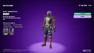 Fortnite: Rust Skin Gameplay #fortnite #fortniteclipz #fortniteclips #gaming