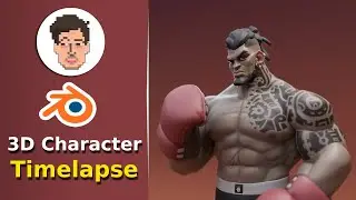 Creating a 3D Character from scratch to finish in Blender
