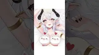 Such a cute mousepad! Vtuber:  Snorei / dozyoni #art #illustration #timelapse #drawing