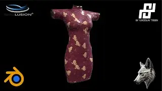 Substance Painter-Japanese Dress (Part-Two Series)