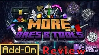 Minecraft Bedrock addon mod review More Ores and Tools