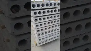 Concrete hollow core slab / Пустотные плиты перекрытий