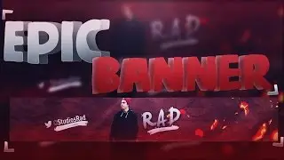EPIC Youtube Banner Speed Art! #BannerForRad