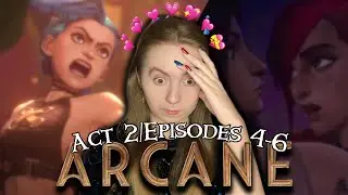 Jinx (And CaitVi) Are Here And It's INTENSE (*ARCANE* Act 2/Episodes 4-6 Commentary & Reaction)