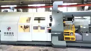 Horizontal CNC Three Roller Flow Forming Machine (PROSPER SPINNING TECHNOLOGY)
