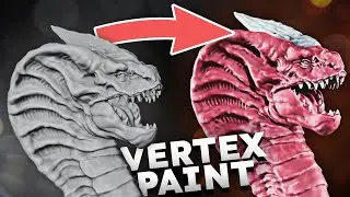 Teksturowanie... bez tekstur? - Blender Vertex Paint