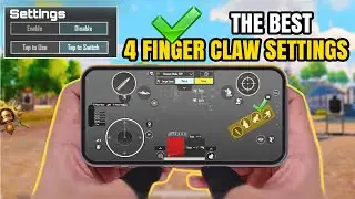 PUBG MOBILE FOUR FINGER CLAW SETTING🔥BEST SETTING✅+CODE!