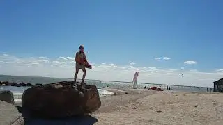 Отдых в Ейске 2021. Прогулка по косе.