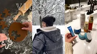 VLOGMAS #4 | Mini haul, biscuits pain d'épices, routine de soins & plus!