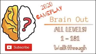 Brain Out ALL LEVEL 1 - 181 WALKTHROUGH