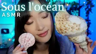 ASMR | SOUS L'OCEAN 🌊 Bruits des vagues, coquillages, sable, océan en bocal, bubulles, glouglou...