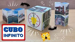 Cubo Infinito con fotos - Infinity Cube with photos (cubo mágico)