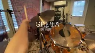 Teen plays GRETA VAN FLEET - SAFARI SONG (Drum Cover)