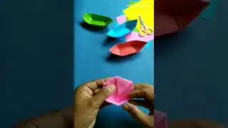 How to make a paper boat origami easy
