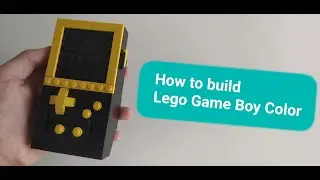 How to build Lego Game boy color / Instruction