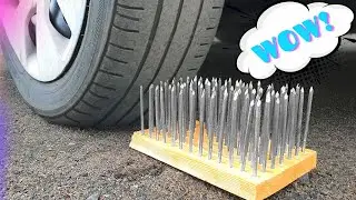Super experiment Car Vs Nail Bed