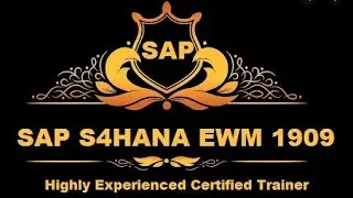 SAP S4HANA EWM ONLINE TRAINING